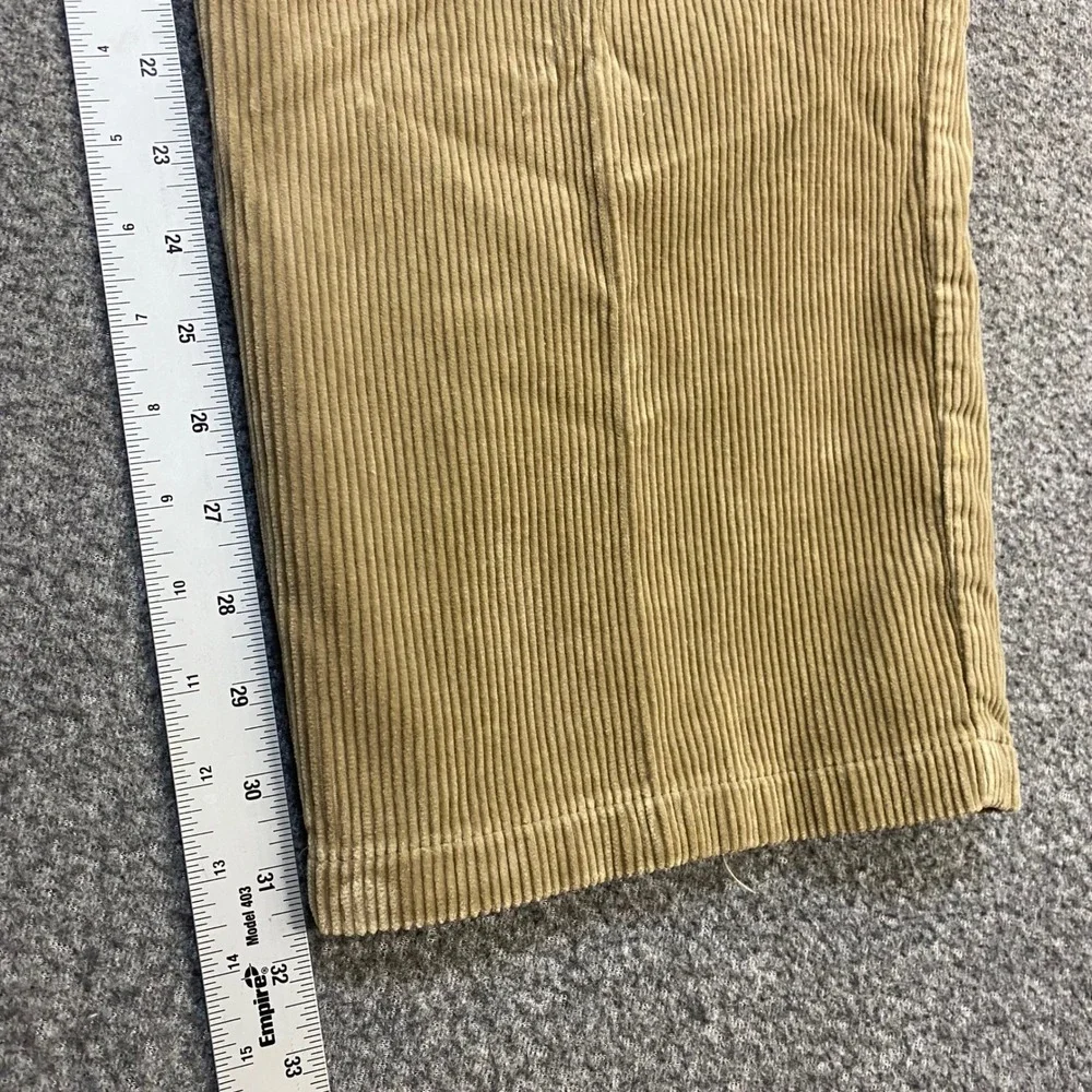 VTG Polo Ralph Lauren Cargo Pants Mens 38x32 Corduroy Tan Military Straight Leg